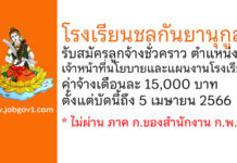 โรงเรียนชลกันยานุกูล รับสมัครลูกจ้างชั่วคราว ตำแหน่งเจ้าหน้าที่นโยบายและแผนงานโรงเรียน