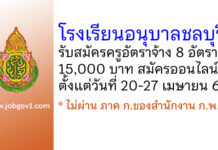 โรงเรียนอนุบาลชลบุรี รับสมัครครูอัตราจ้าง 8 อัตรา