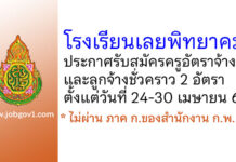 โรงเรียนเลยพิทยาคม รับสมัครครูอัตราจ้าง และลูกจ้างชั่วคราว 2 อัตรา