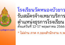 โรงเรียนวัดหนองบัวขาว รับสมัครจ้างเหมาบริการ ตำแหน่งธุรการโรงเรียน