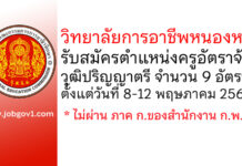 วิทยาลัยการอาชีพหนองหาน รับสมัครครูอัตราจ้าง 9 อัตรา