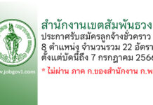 สำนักงานเขตสัมพันธวงศ์ รับสมัครลูกจ้างชั่วคราว 22 อัตรา