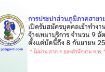 การประปาส่วนภูมิภาคสาขาขลุง รับสมัครบุคคลเข้าทำงานจ้างเหมาบริการ 9 อัตรา