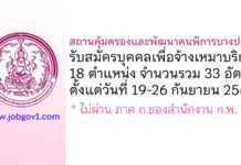 สถานคุ้มครองและพัฒนาคนพิการบางปะกง รับสมัครบุคคลเพื่อจ้างเหมาบริการ 33 อัตรา
