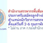 สำนักงานสรรพากรพื้นที่มหาสารคาม รับสมัครลูกจ้างชั่วคราว ตำแหน่งนักวิชาการสรรพากร