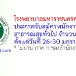 โรงพยาบาลมหาราชนครศรีธรรมราช รับสมัครพนักงานกระทรวงสาธารณสุขทั่วไป 6 อัตรา