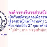 องค์การบริหารส่วนจังหวัดภูเก็ต รับสมัครบุคคลเพื่อสรรหาและเลือกสรรเป็นพนักงานจ้าง 101 อัตรา