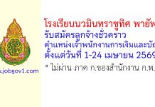 โรงเรียนนวมินทราชูทิศ พายัพ รับสมัครลูกจ้างชั่วคราว ตำแหน่งเจ้าพนักงานการเงินและบัญชี
