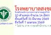 โรงพยาบาลสงขลา รับสมัครพนักงานกระทรวงสาธารณสุขทั่วไป 14 อัตรา