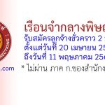 เรือนจำกลางพิษณุโลก รับสมัครลูกจ้างชั่วคราว 2 อัตรา