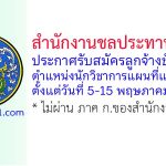 สำนักงานชลประทานที่ 16 รับสมัครลูกจ้างชั่วคราว ตำแหน่งนักวิชาการแผนที่และภาพถ่าย