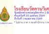 โรงเรียนวัดควนวิเศษ รับสมัครตำแหน่งครูอัตราจ้าง 2 อัตรา