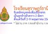 โรงเรียนสุราษฎร์ธานี 2 รับสมัครบุคคลเพื่อเลือกสรรเป็นลูกจ้างชั่วคราว 2 อัตรา