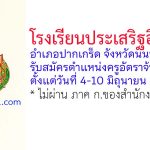 โรงเรียนประเสริฐอิสลาม รับสมัครตำแหน่งครูอัตราจ้าง 1 อัตรา