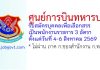 ศูนย์การบินทหารบก รับสมัครบุคคลเพื่อเลือกสรรเป็นพนักงานราชการ 3 อัตรา