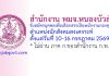 สำนักงาน พมจ.หนองบัวลำภู รับสมัครบุคคลเพื่อเลือกสรรเป็นพนักงานกองทุน ตำแหน่งนักสังคมสงเคราะห์