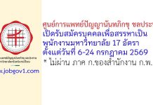ศูนย์การแพทย์ปัญญานันทภิกขุ ชลประทาน รับสมัครบุคคลเพื่อสรรหาเป็นพนักงานมหาวิทยาลัย 17 อัตรา