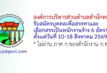 องค์การบริหารส่วนตำบลสำนักทอง รับสมัครบุคคลเพื่อสรรหาและเลือกสรรเป็นพนักงานจ้าง 6 อัตรา