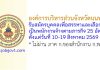 องค์การบริหารส่วนจังหวัดนนทบุรี รับสมัครบุคคลเพื่อสรรหาและเลือกสรรเป็นพนักงานจ้างตามภารกิจ 25 อัตรา